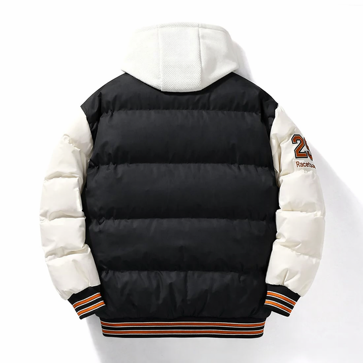 Raven | Hooded Puffer Jacket – Modern Urban Style for Men