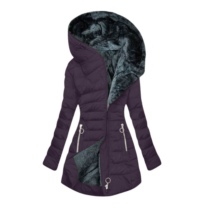 Nora | Long Waterproof Hooded Winter Jacket