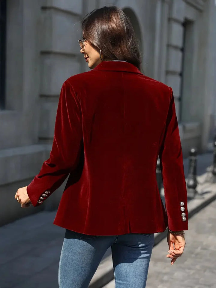 Camilla | Luxurious Plush Velvet Evening Blazer