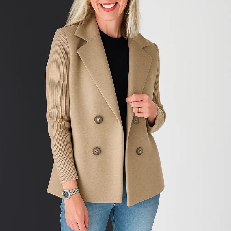 Evelyn | Cozy Knit Sweater Pattern Blazer