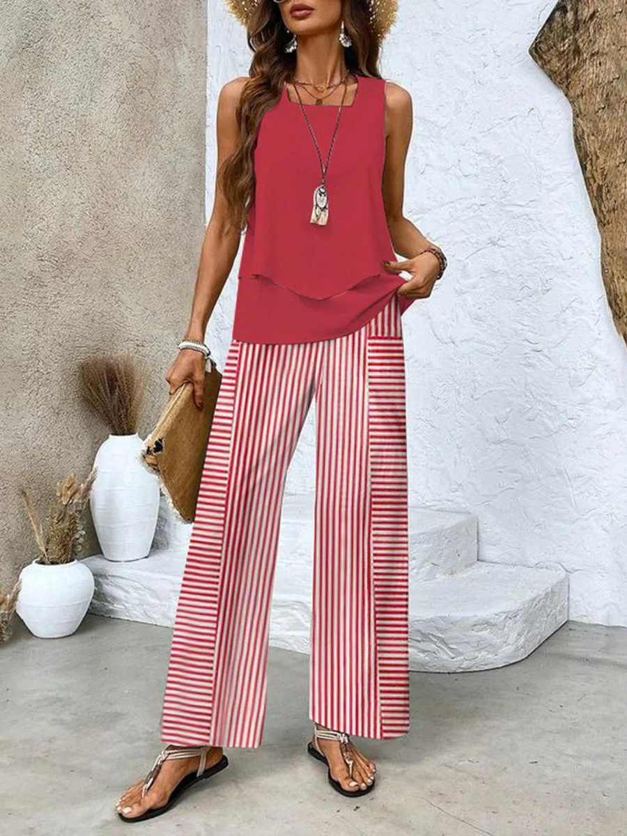 Evelyn | Breezy And Elegant Summer Two Piece Set