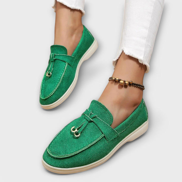 Isabella | Anmutige und schicke flache Leder-Loafer