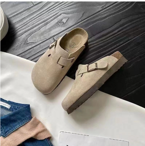 Charlotte | Luxurious Suede Slip-On Clog Mules