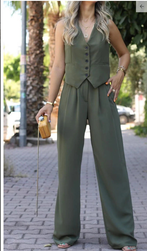 Sophia | Chic And Modern Two Piece Pantsuit Set