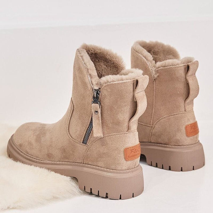 Nina | Comodi stivaletti in suede invernali senza lacci