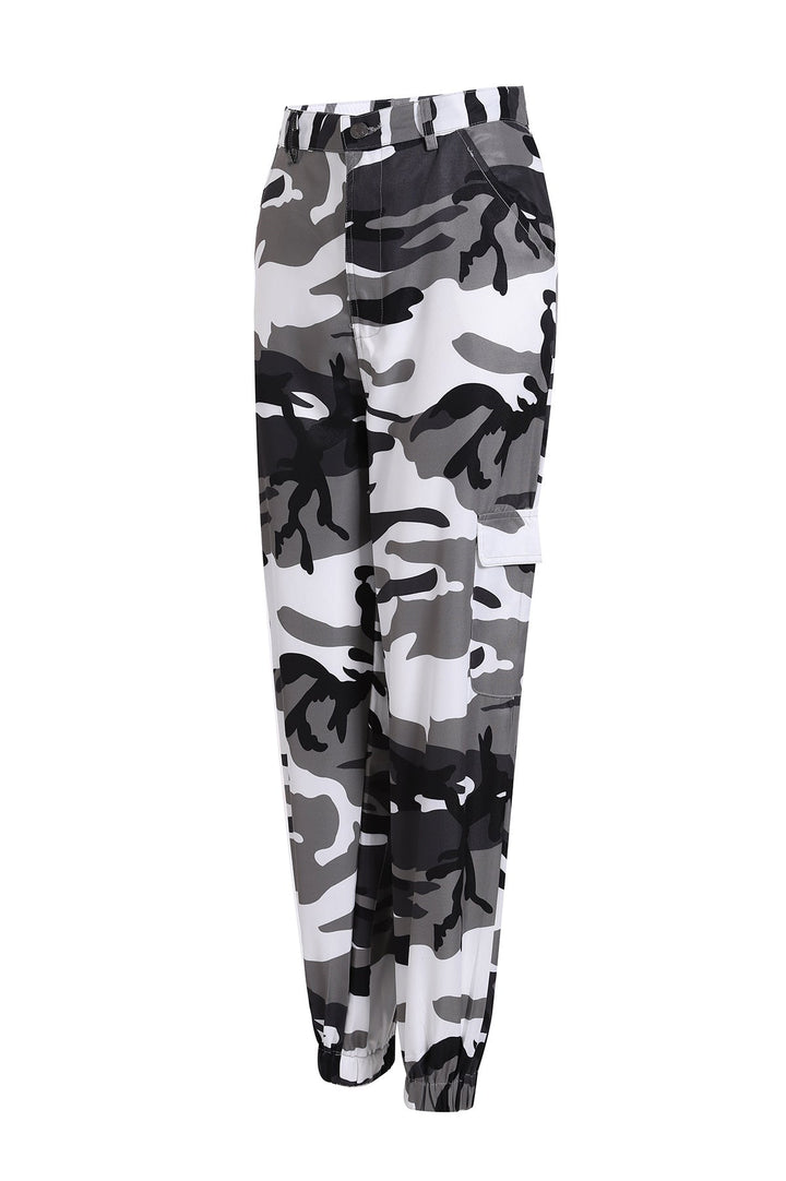 Maya | Edgy And Stylish Camouflage Cargo Pants
