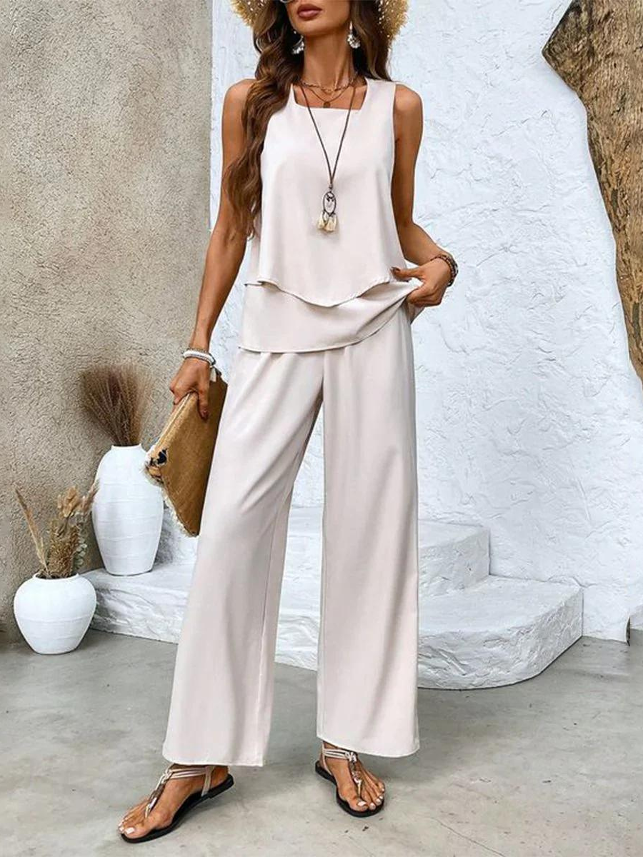 Evelyn | Breezy And Elegant Summer Two Piece Set