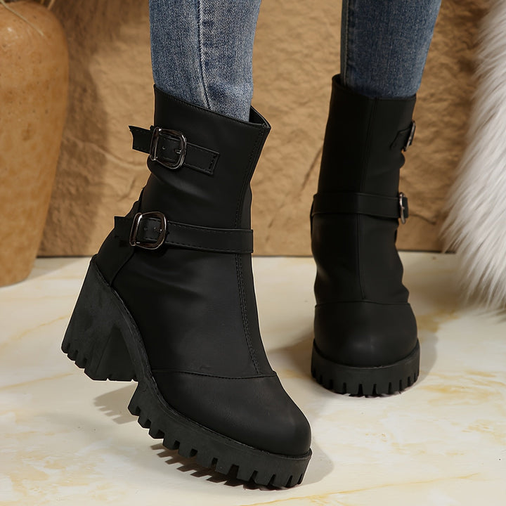 Isabella | Chic And Modern Ankle Boots With Block Heel