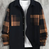 Florian | Rugged and Modern Lumberjack Colour-Block Shirt