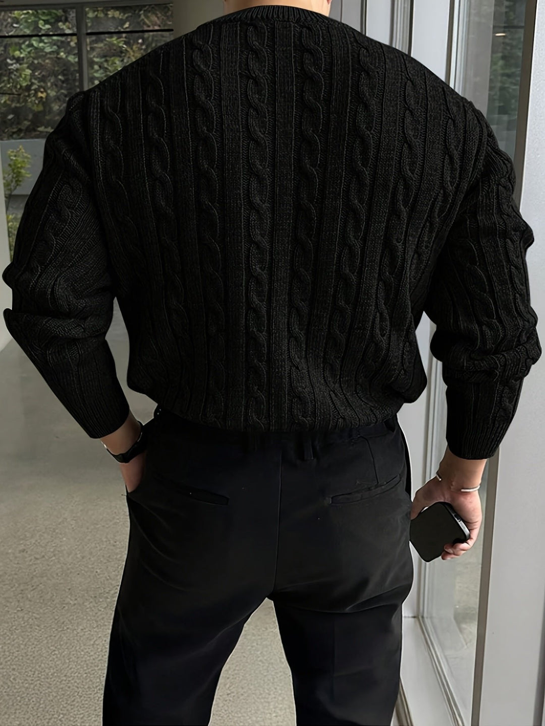 Jonas | Cable Knit Sweater – Everyday Comfort for Men