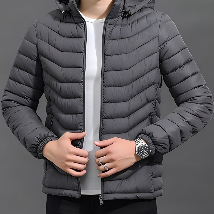 Owen | Hooded Puffer Jacket – Lichtgewicht en Comfortabel