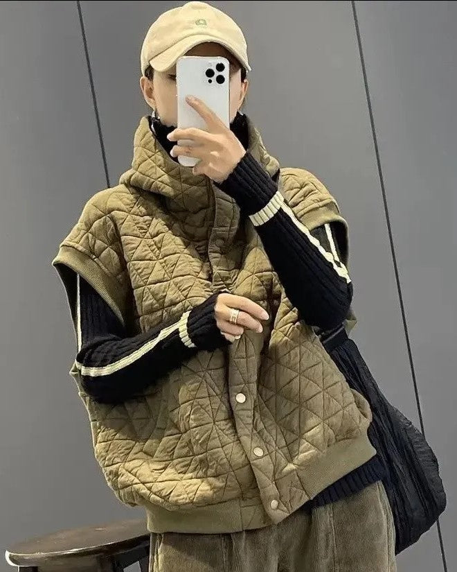 Christine | Sporty Hooded Insulated Winter Vest
