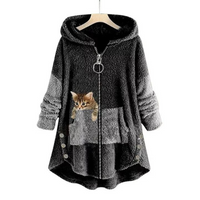 Harriet | Cozy And Luxurious Plush Hooded Sweater