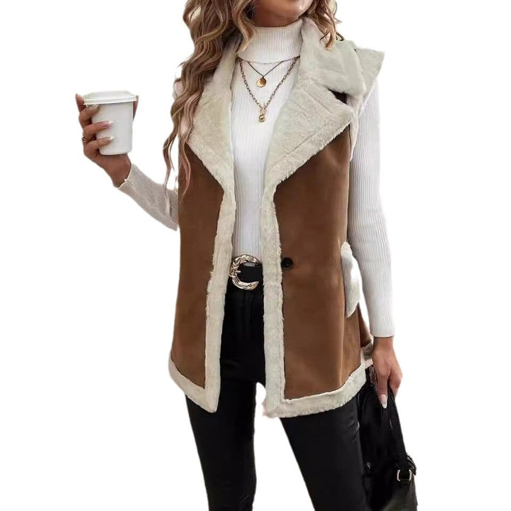 Clara | Elegant Lined Tailored Winter Vest