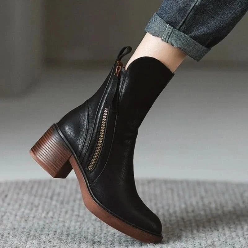 Selene | Ankle Boots – Premium Leather Style for Women