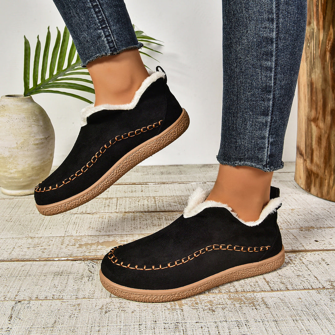 Clara | Warm Fleece Lined Slip-On Clogs