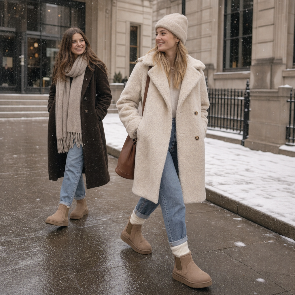 Cozywalk | Fur-Lined Slip-On Winter Boots for Women