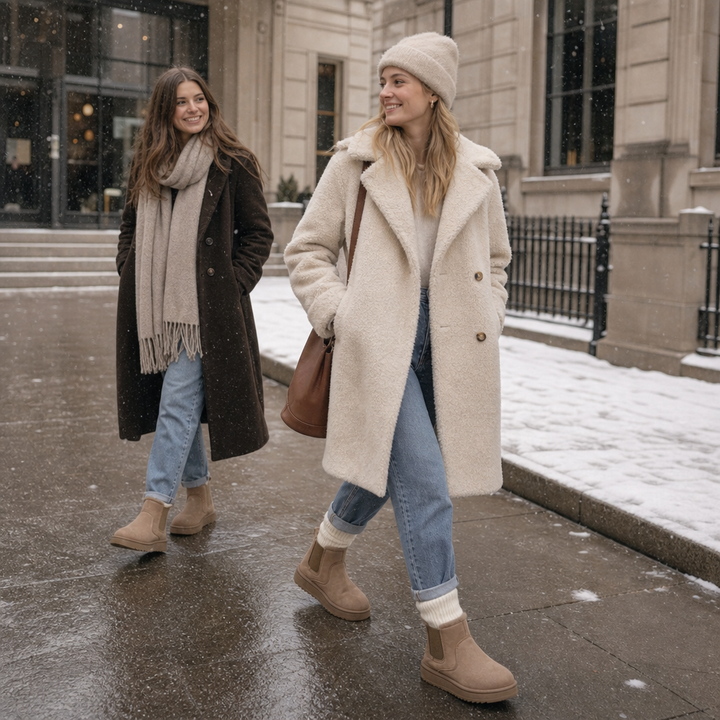 Cozywalk | Fur-Lined Slip-On Winter Boots for Women