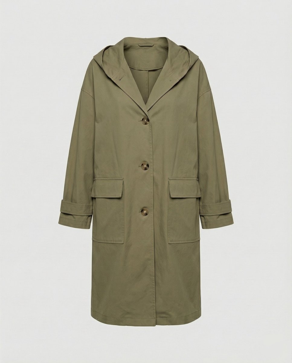 Isabel | Longline Waterproof Hooded Jacket