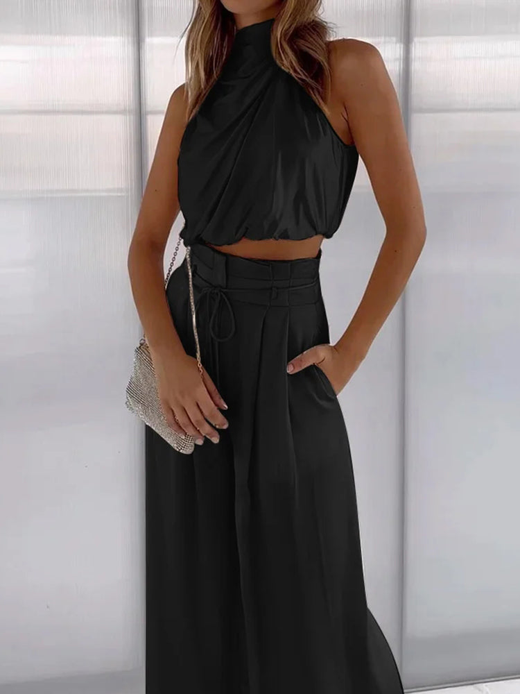 Isabella | Chic And Modern Sleeveless Two Piece Set