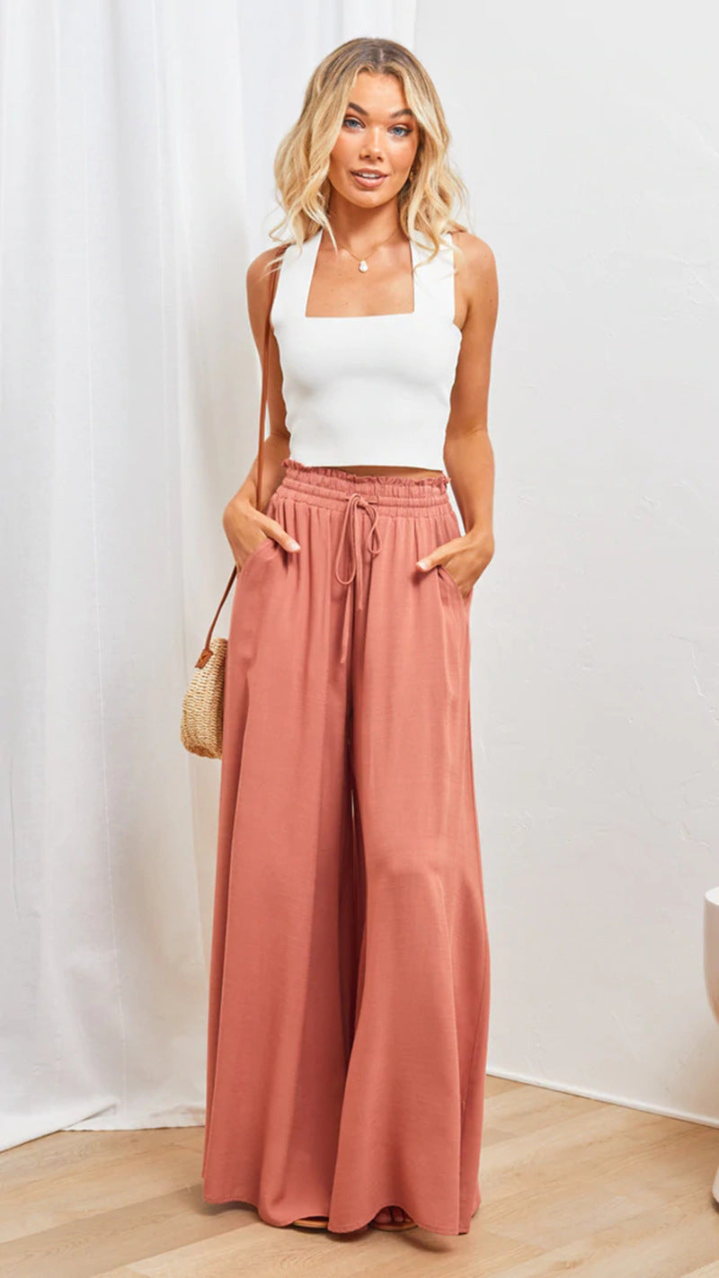 Olivia | Elegant And Breezy Summer Wide Leg Palazzo Pants