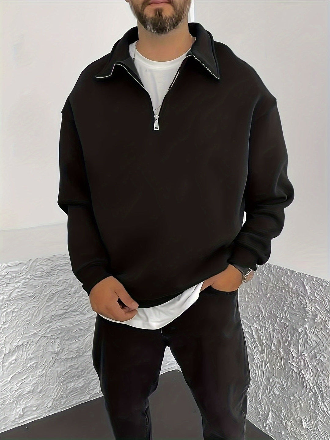 Nexus | Half-Zip Sweatshirt – Cozy Style for Everyday Wear