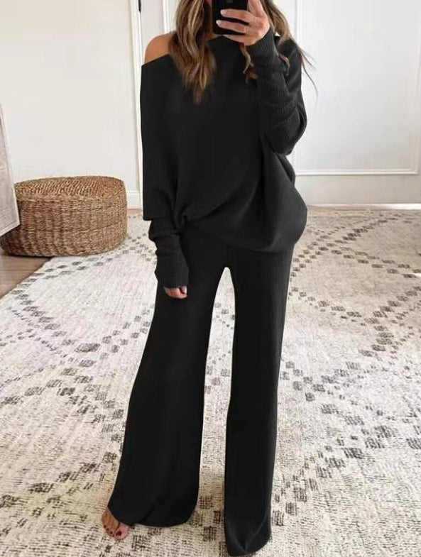 Chloe | Modern Asymmetrical Knit Two Piece Set