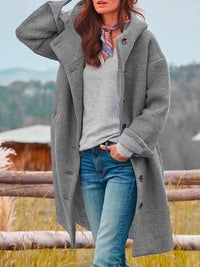 Julia | Cozy And Casual Women's Hooded Teddy Jacket