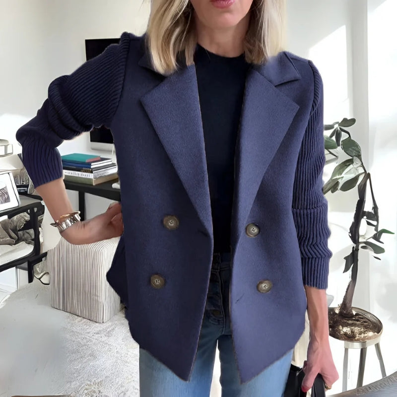Evelyn | Cozy Knit Sweater Pattern Blazer