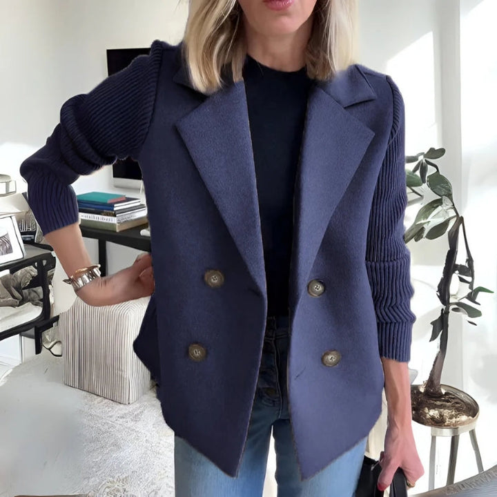 Evelyn | Cozy Knit Sweater Pattern Blazer