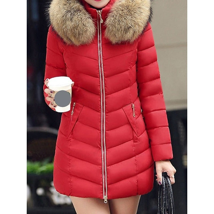 Gwendolyn | Hooded Quilted Winter Parka – Cozy and Flattering