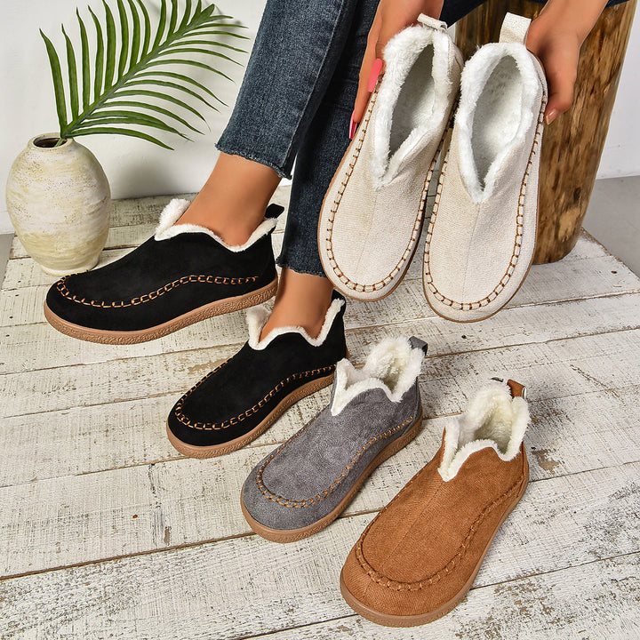 Clara | Warm Fleece Lined Slip-On Clogs