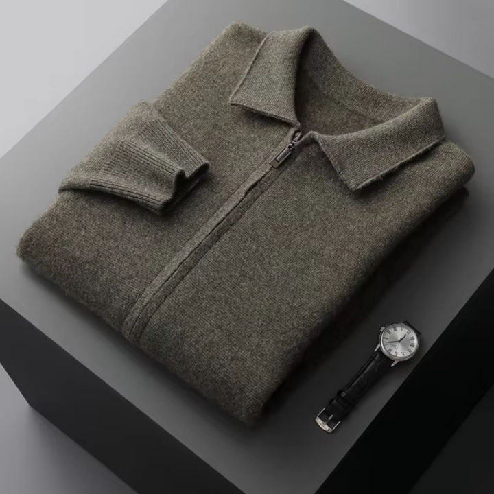 Lucas | Premium And Versatile Knit Full-Zip Cardigan