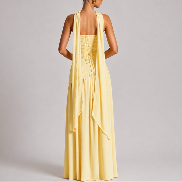 Sophia | Abito lungo elegante e raffinato da matrimonio autunnale