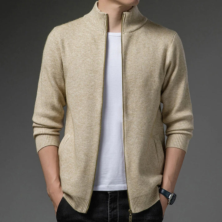 David | Soft-Touch Versatile Modern Knit Cardigan