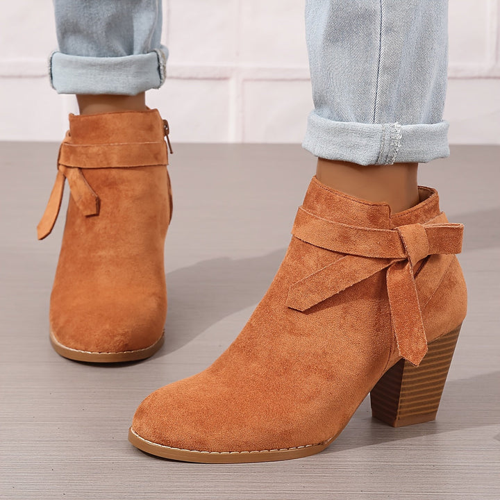 Jessica | Elegant And Stylish Ankle Boots With Block Heel
