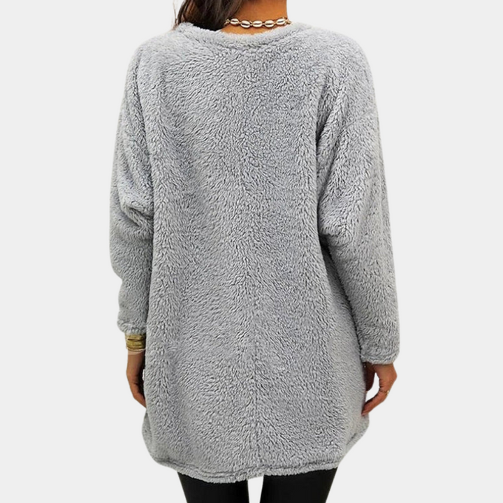 Chloe | Cozy Pocket-Detail Relaxed Everyday Sweatshirt