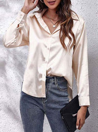 Eleanor | Luxurious Silk Long-Sleeve Shirt For Women's