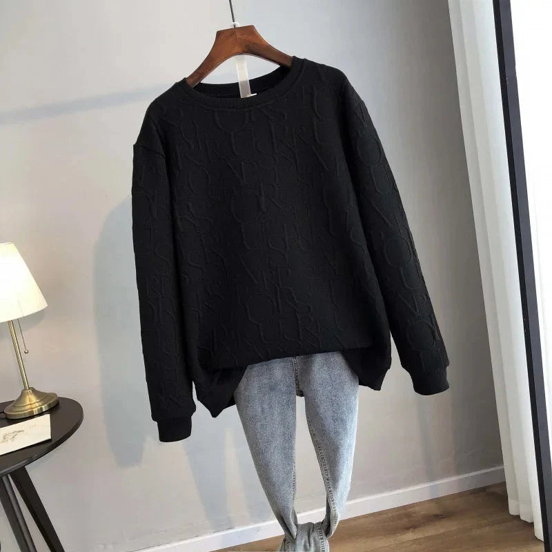 Georgia | Mickey Mouse Print Loose Sweater for Women