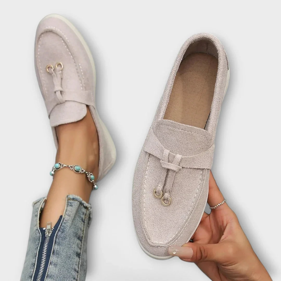 Isabella | Anmutige und schicke flache Leder-Loafer
