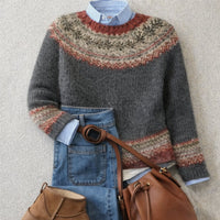 Emily | Timeless And Comfortable Nordic Pattern Knitted Sweater