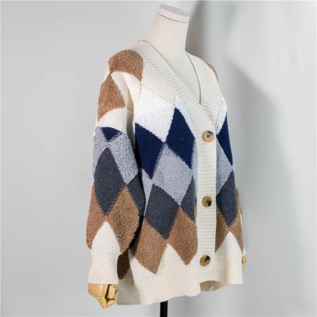 Sophia | Chic And Cozy Oversized Knit Cardigan