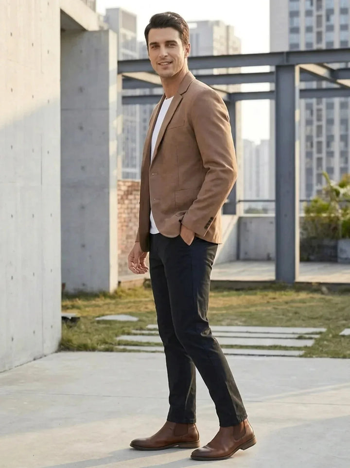 Julian | Refined Two-Button Tailored Menswear Blazer