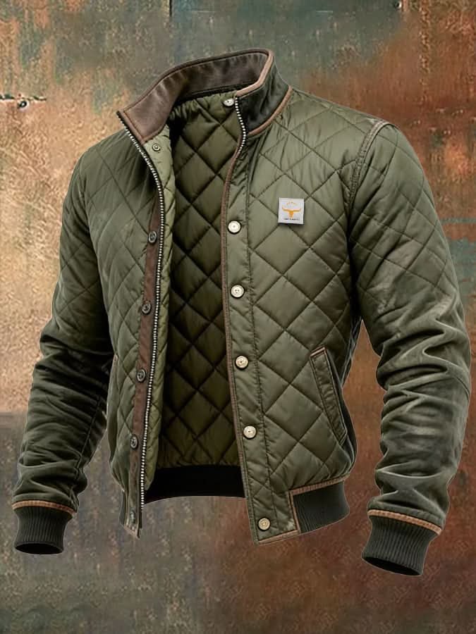 Jordan | Quilted Jacket for Men – Rugged Warmth and Elegance