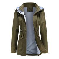 Isla | Elegant And Versatile Waterproof Hooded Trench Coat