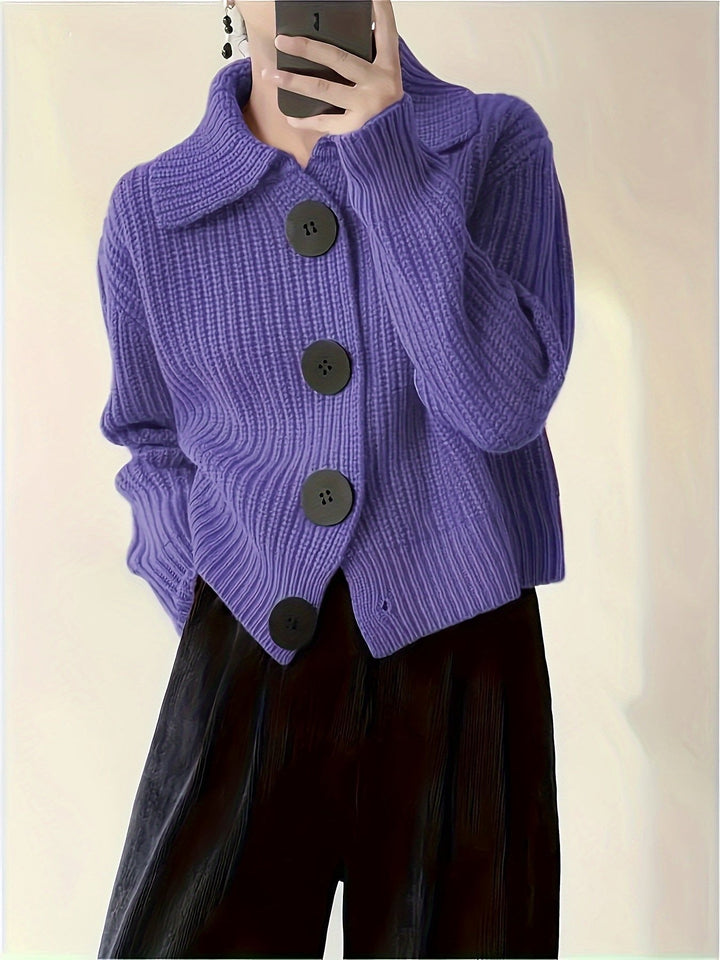Eileen | Ribbed Knit Sweater for Women in Cozy Orange