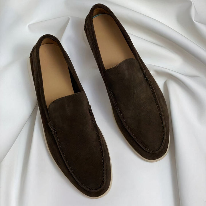 Julian | Mocassins sophistiqués et respirants en cuir, faciles à enfiler
