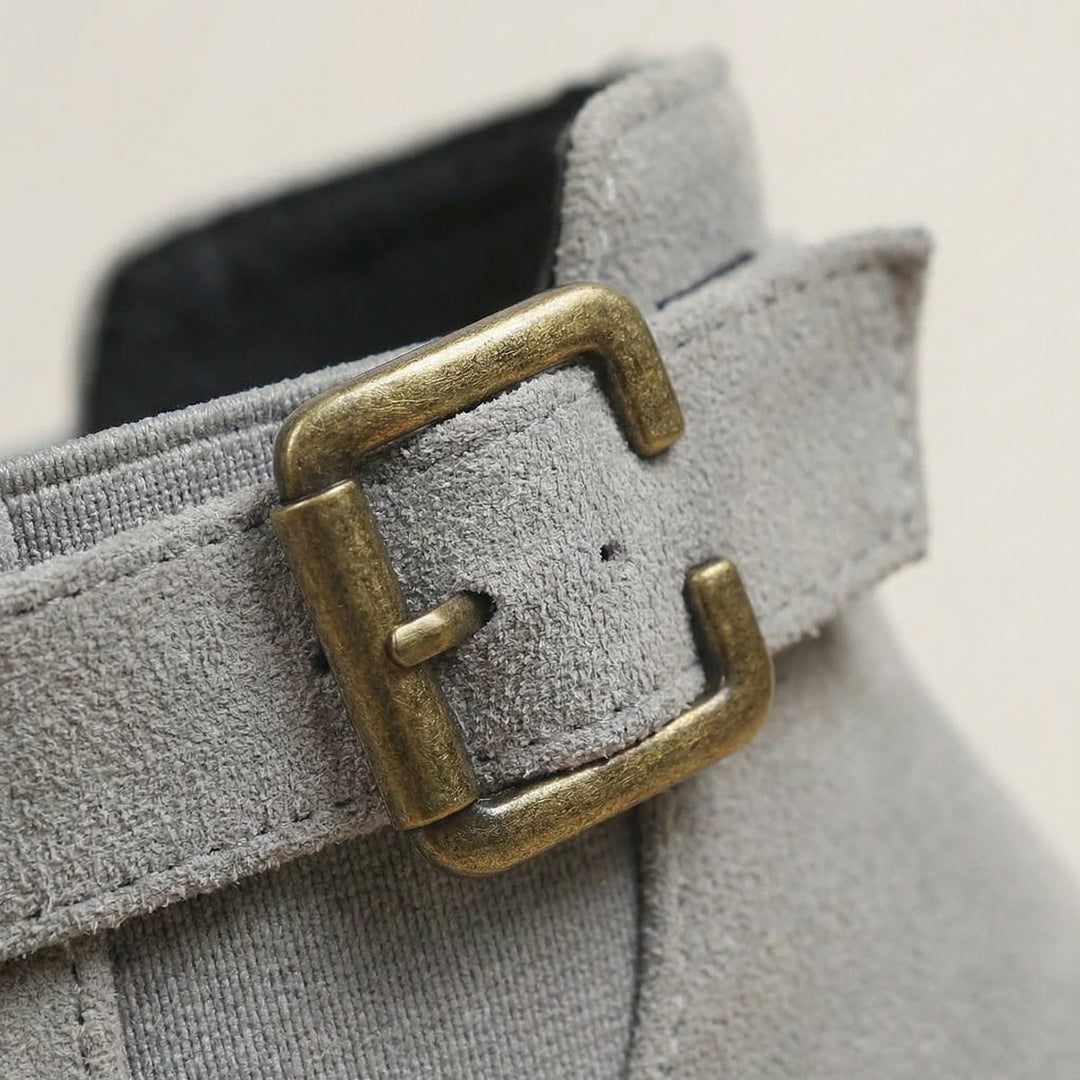 Solace | Slip On Low Heel Ankle Boots for Women