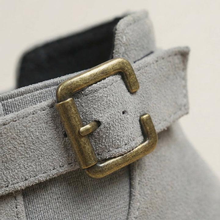 Solace | Slip On Low Heel Ankle Boots for Women