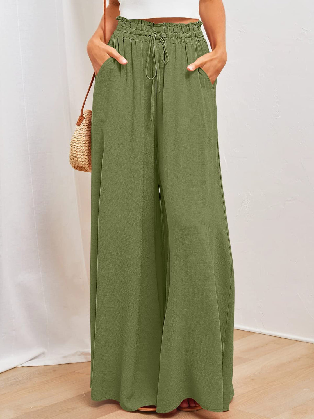 Olivia | Elegant And Breezy Summer Wide Leg Palazzo Pants